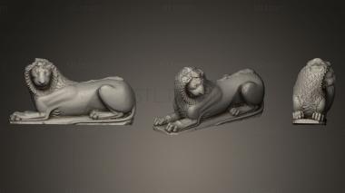 3D model Recumbent Lion (STL)